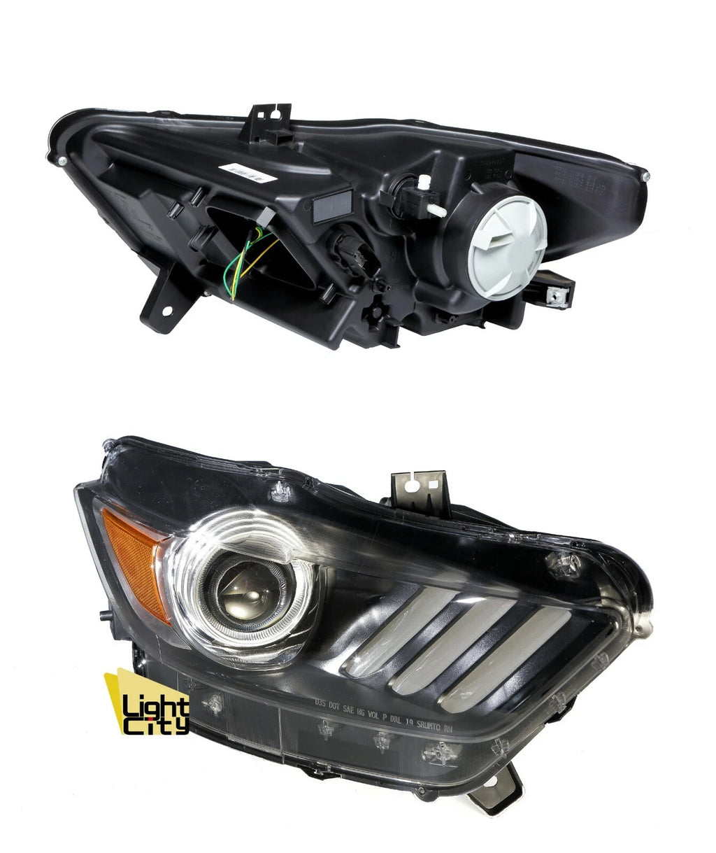 HID Xenon Headlight w/Projector for Ford Mustang (2015–2017) Right Side