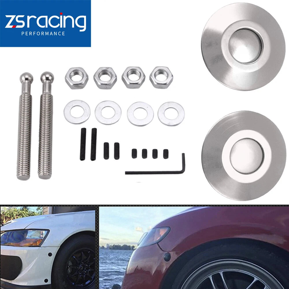 Hood Pins Lock Clip Kit for Engine Bonnets