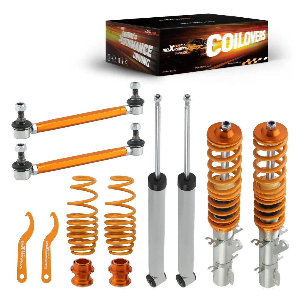 Adjustable Coilovers Lowering Kit for Audi TT Coupe A3 (1998-2006)