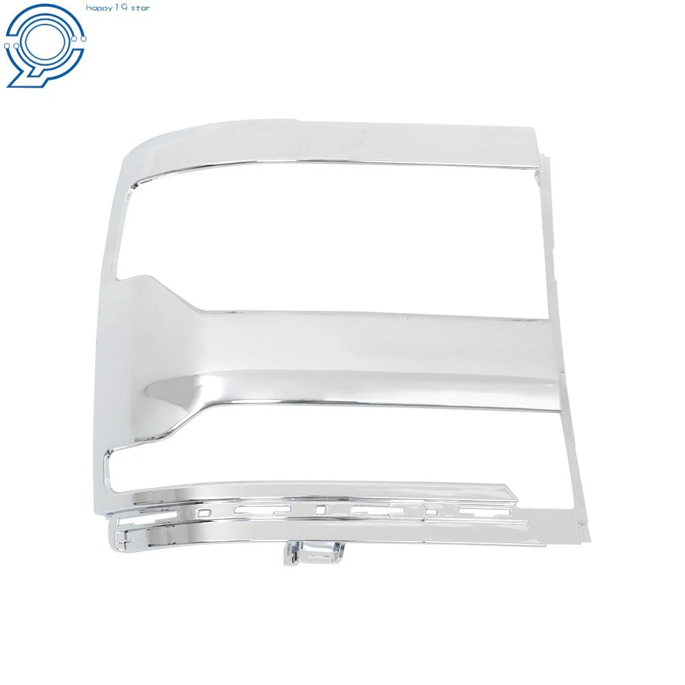Right Side Chrome Headlight Trim Bezel for Chevy Silverado 1500 (2016-2018)