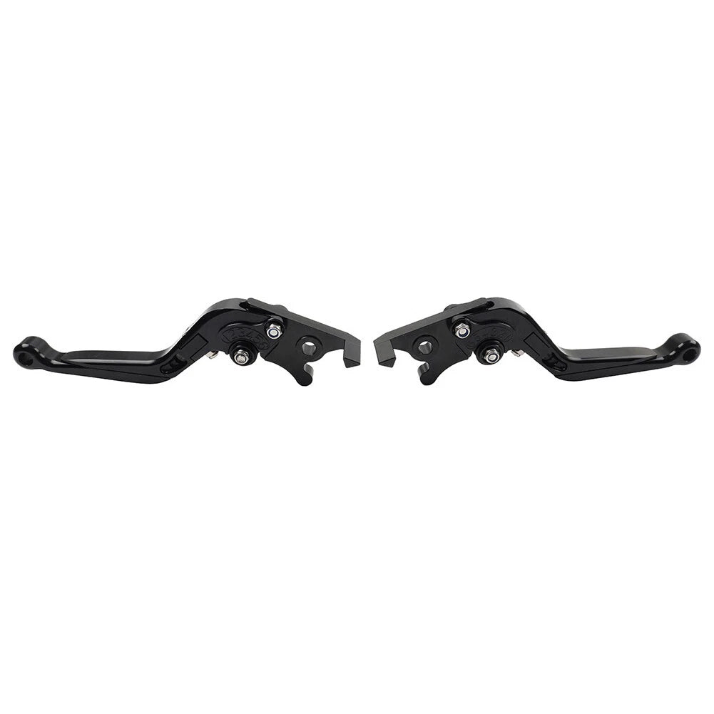 CNC Extendable Brake Clutch Levers for Suzuki GSXR600 GSXR750 (2004–2005) Black