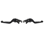 CNC Extendable Brake Clutch Levers for Suzuki GSXR600 GSXR750 (2004–2005) Black