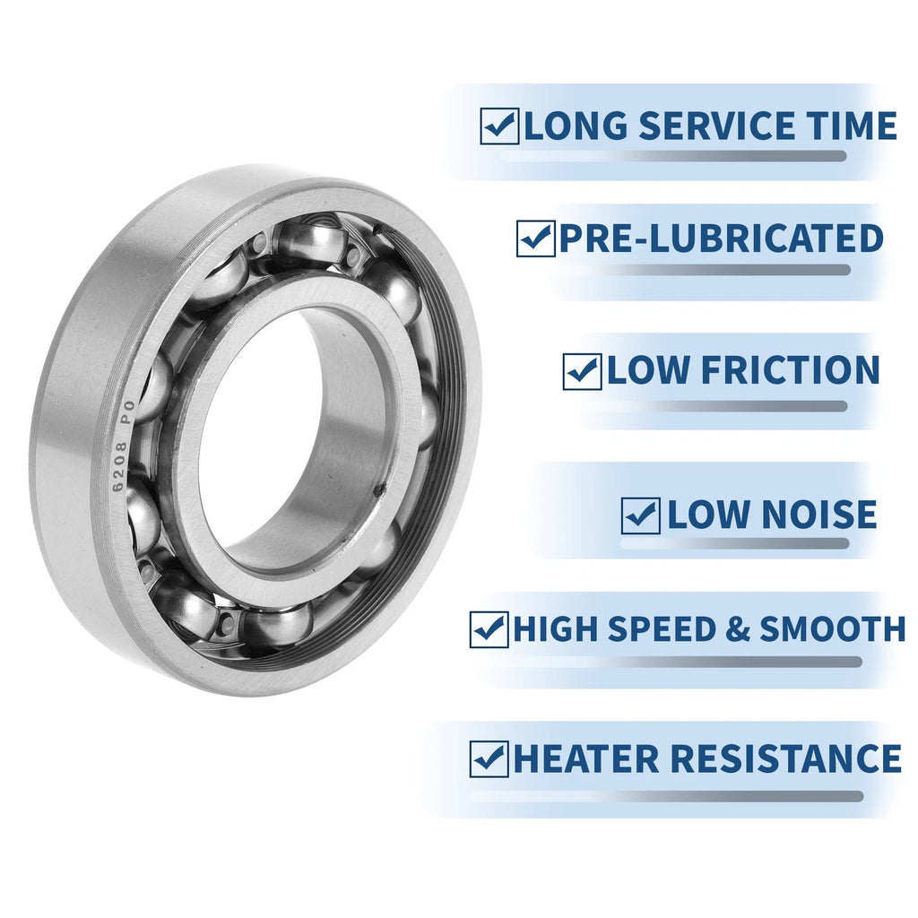 6208 Deep Groove Ball Bearing for Scooter Skateboard Wheel (P0 40x80x18mm)