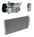 AC Compressor Kit with Condenser for Nissan Sentra 2.0L (2007–2008)