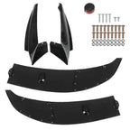 Glossy Black Front Bumper Lip Splitter for BMW F10 5 Series M Sport (2011–2016)