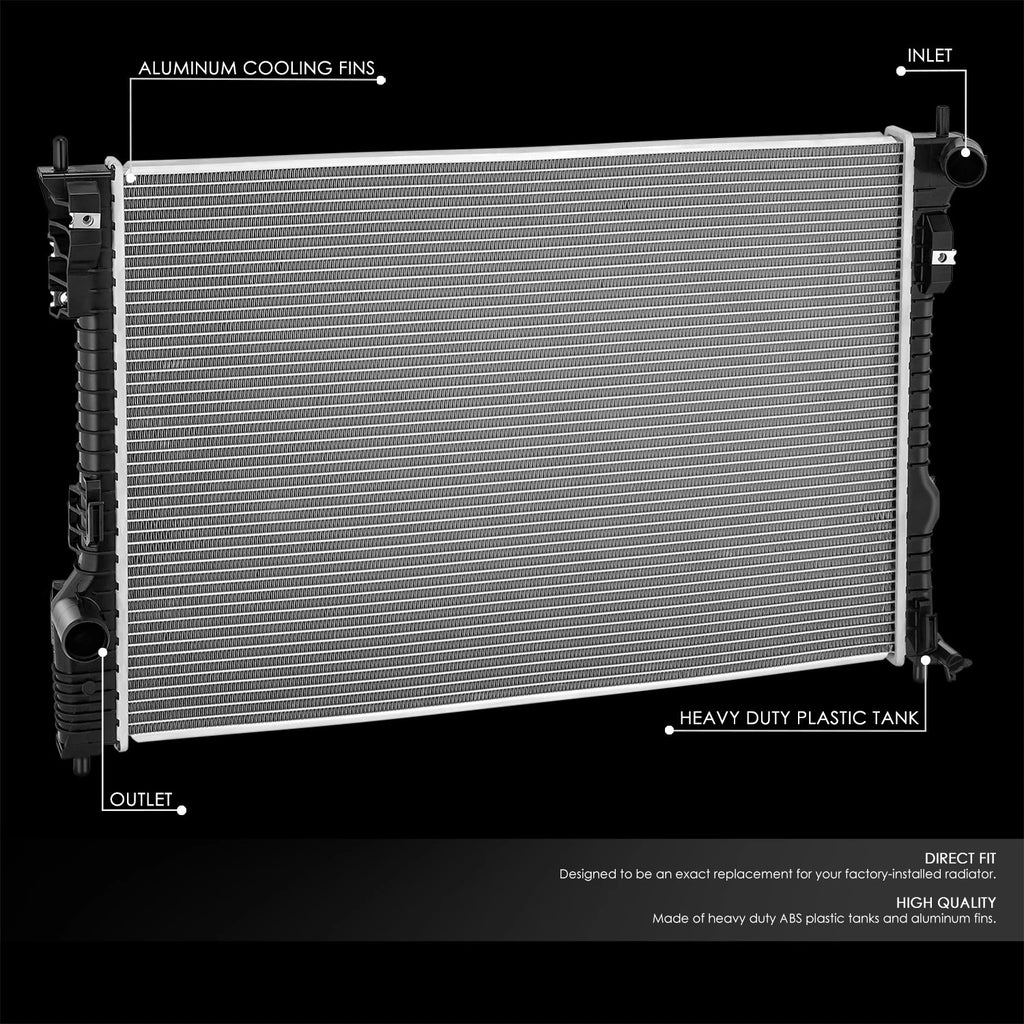 Radiator for Ford Flex MKT 3.5L Turbo (2013–2019) OE Aluminum Core