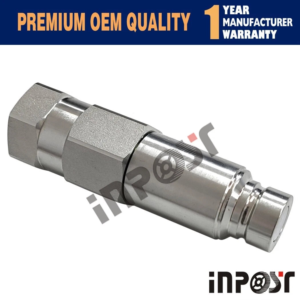 Flat Faced Male Hydraulic Coupler for Bobcat B100 B200 B250 (7246777)