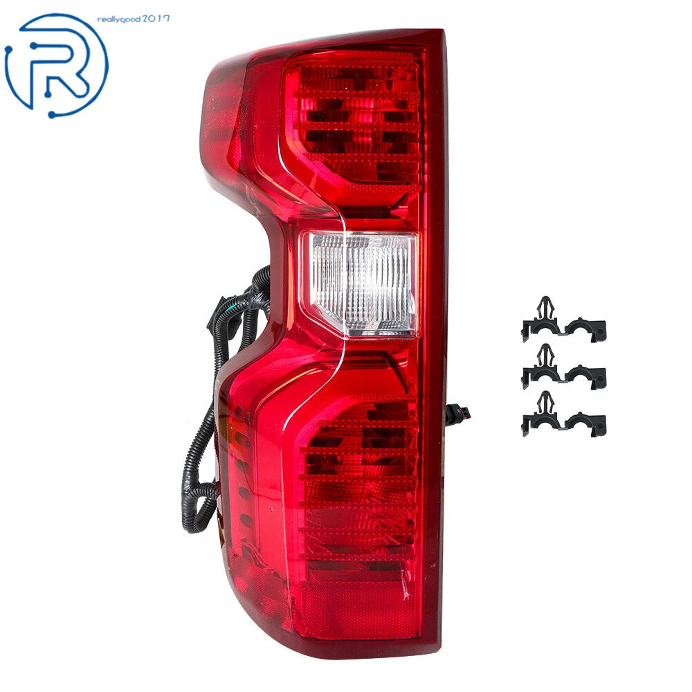 Set of 2 Halogen Tail Light Lamps for Chevy Silverado 1500 (2019-2021)
