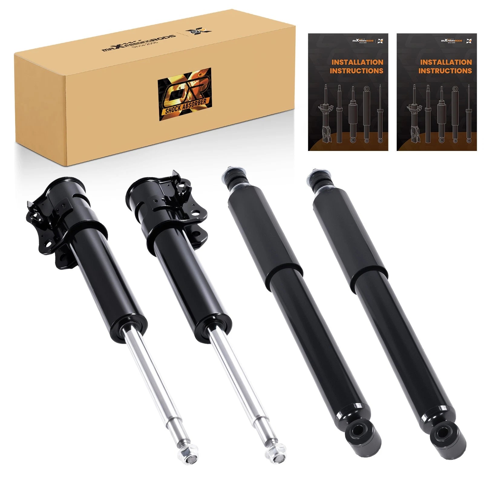 Front Rear Shock Absorbers Struts for Chevrolet Geo Tracker Suzuki Grand Vitara (1990–2004)