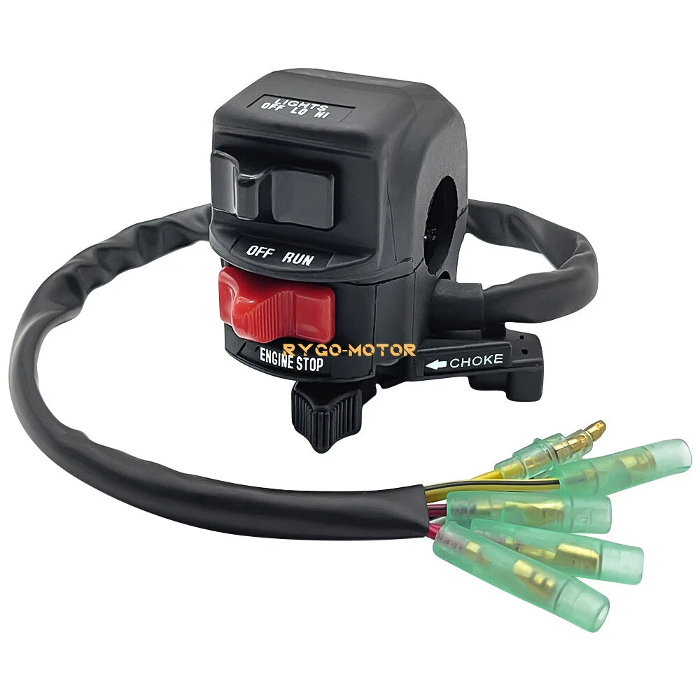 Handlebar Switch Kill Stop Headlight for Kawasaki Mojave 250 KSF250 KFX250 (1988–2004)