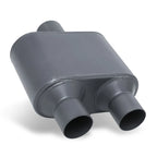 2.5" Center Inlet/Dual Outlet Performance Exhaust Muffler for