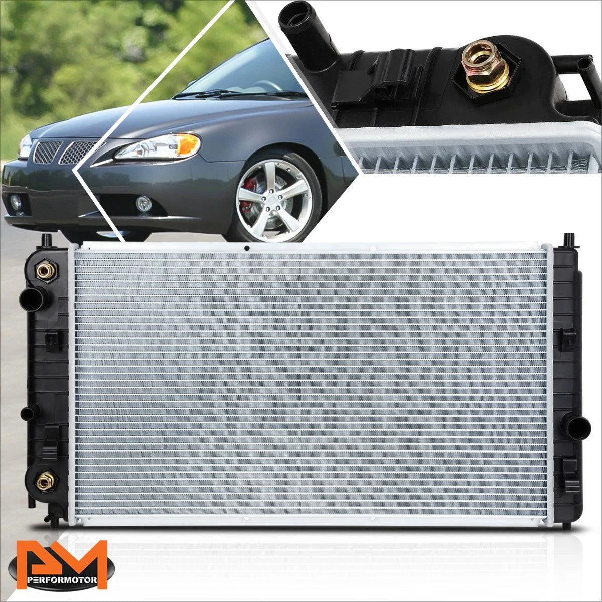 Aluminum OE Factory Radiator for Pontiac Grand Am/Chevy Malibu (1997–2005) DPI-2264