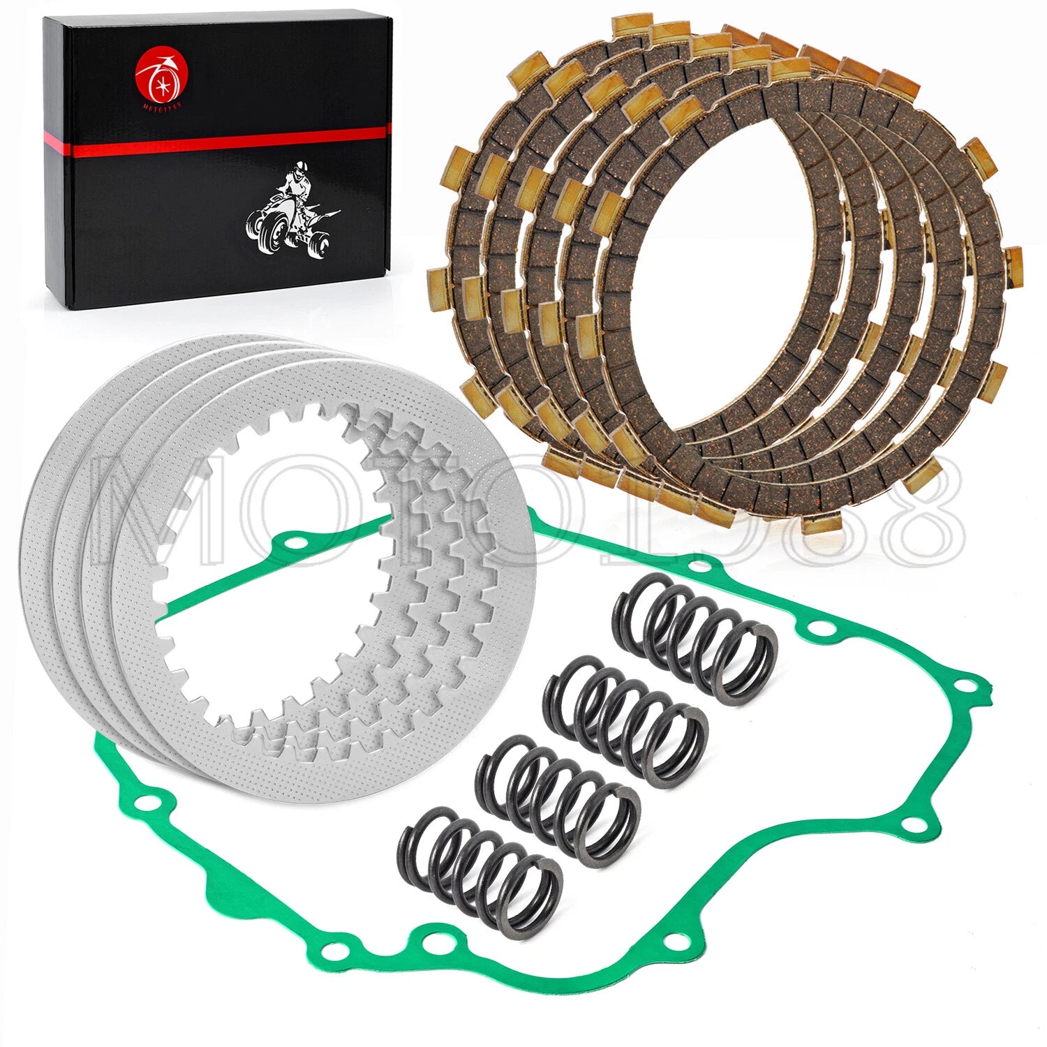 Clutch Kit with Heavy Duty Springs & Gasket for Kawasaki Ninja 250R (1988–2007)