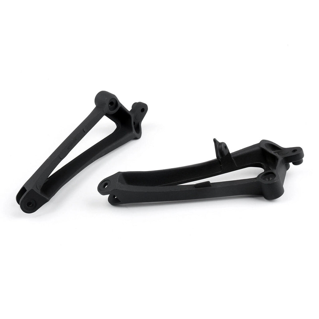 Rear Passenger Foot Pegs Footrest Brackets for Yamaha YZF R1 (2009–2011) Black