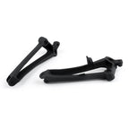 Rear Passenger Foot Pegs Footrest Brackets for Yamaha YZF R1 (2009–2011) Black