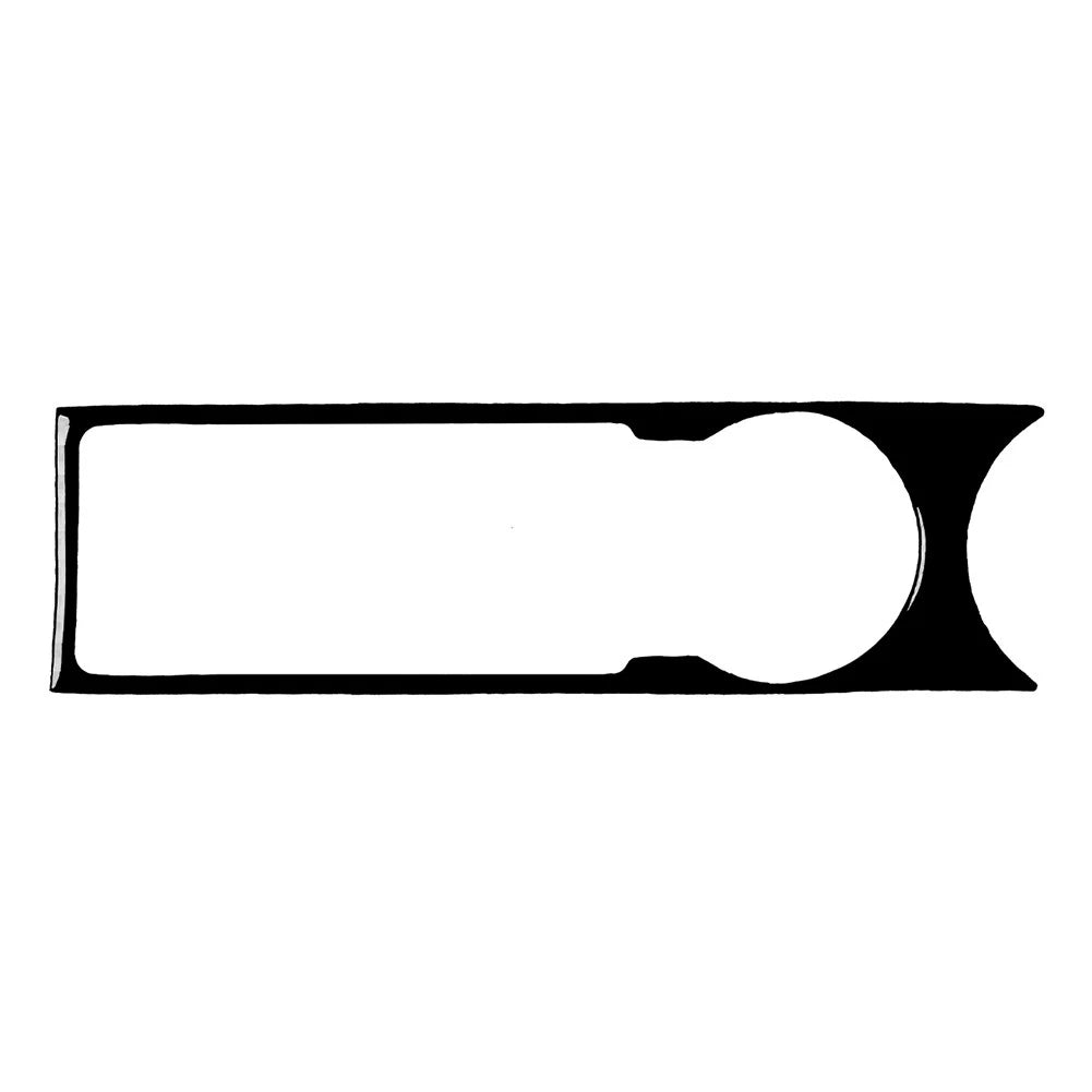 Water Cup Holder Panel Frame Cover Trim for BMW 3 Series E36 (1994–1996) Piano Black