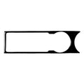 Water Cup Holder Panel Frame Cover Trim for BMW 3 Series E36 (1994–1996) Piano Black
