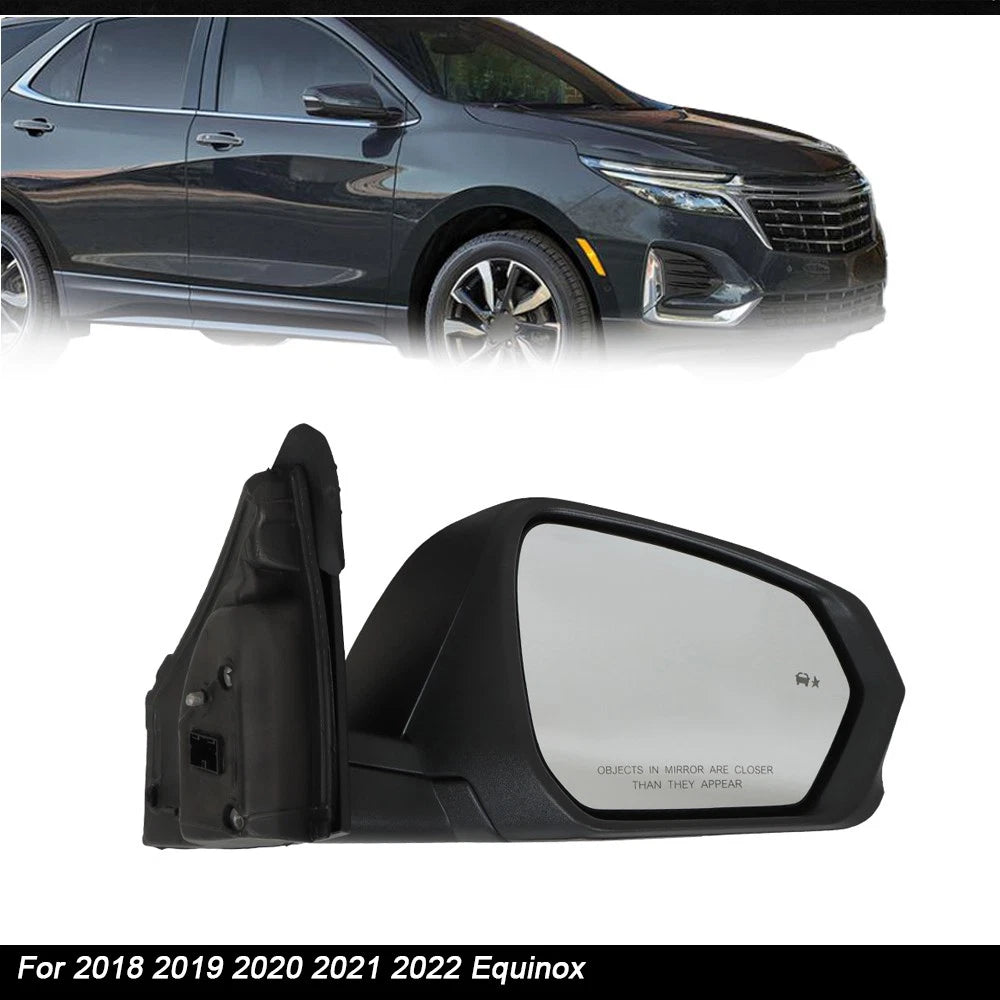 Passenger Side Mirror with Blind Spot Signal for Equinox (2018–2022)
