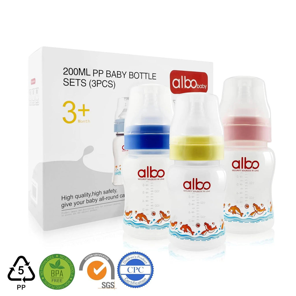 3 Pack Anti-Colic Baby Bottle 7oz for Albo ARC (2019–2023)
