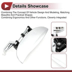 Exterior Door Handle for Hyundai Atos Front Right Silver Tone (2000-2003)
