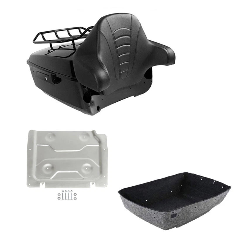 Backrest Base Plate for Harley Touring FLHT (2014–2026) Black