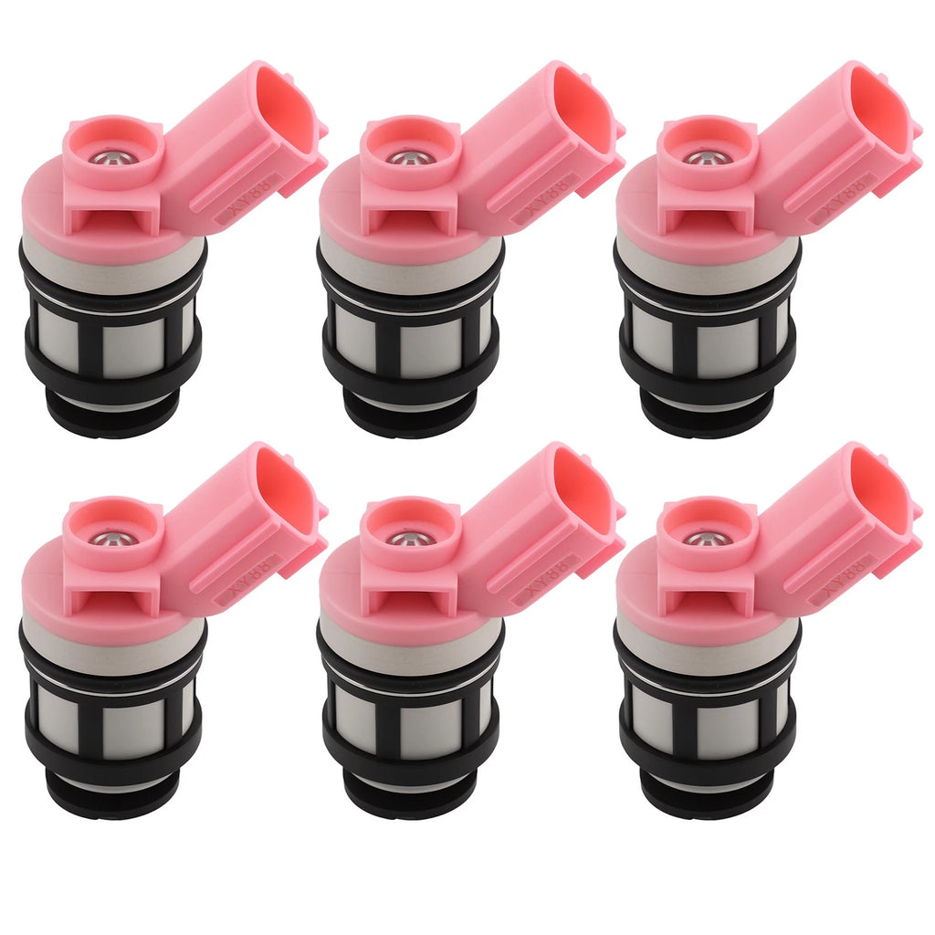 Set of 6 Fuel Injectors 16600-9S200 16600-1800 for Nissan Frontier Xterra (1998–2004)