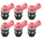 Set of 6 Fuel Injectors 16600-9S200 16600-1800 for Nissan Frontier Xterra (1998–2004)