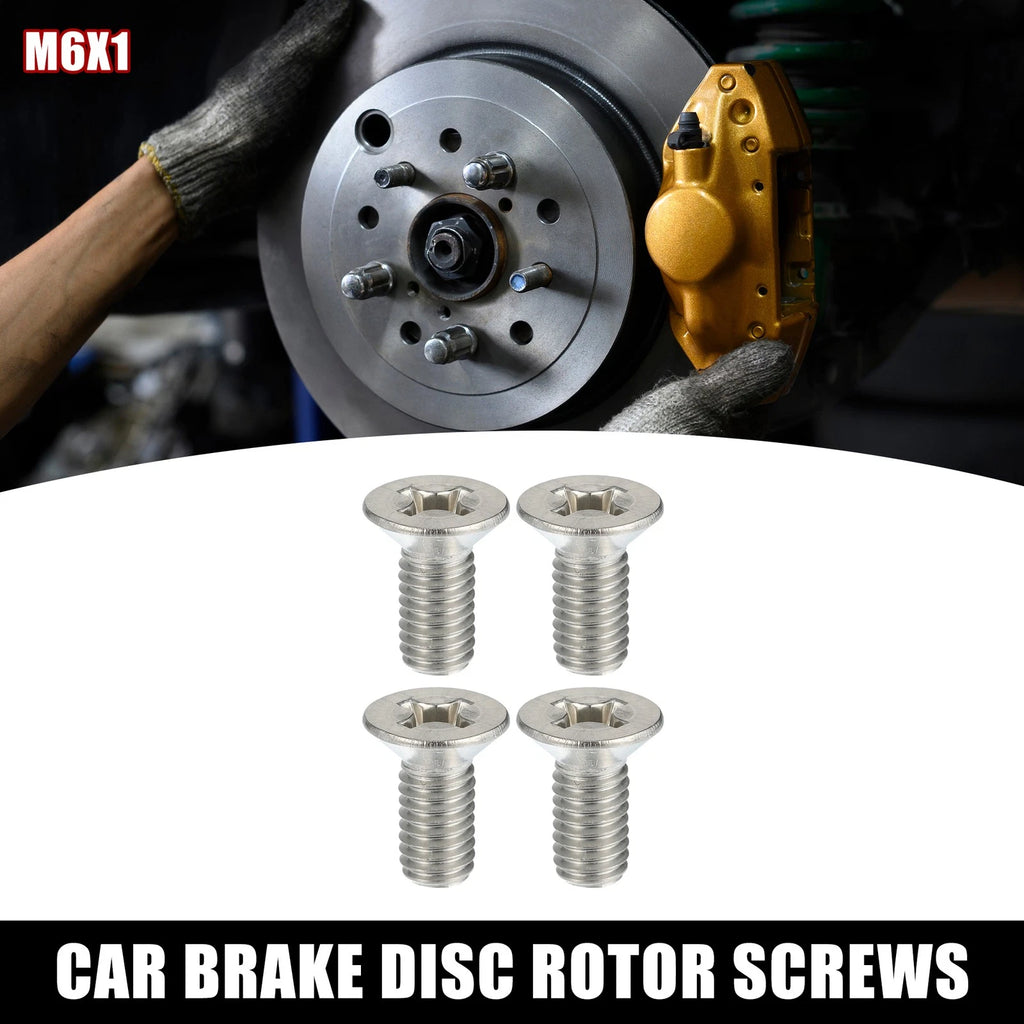Set of 4 Brake Disc Rotor Screws Bolts Kit 93600-06014-0H for Honda Accord Civic 