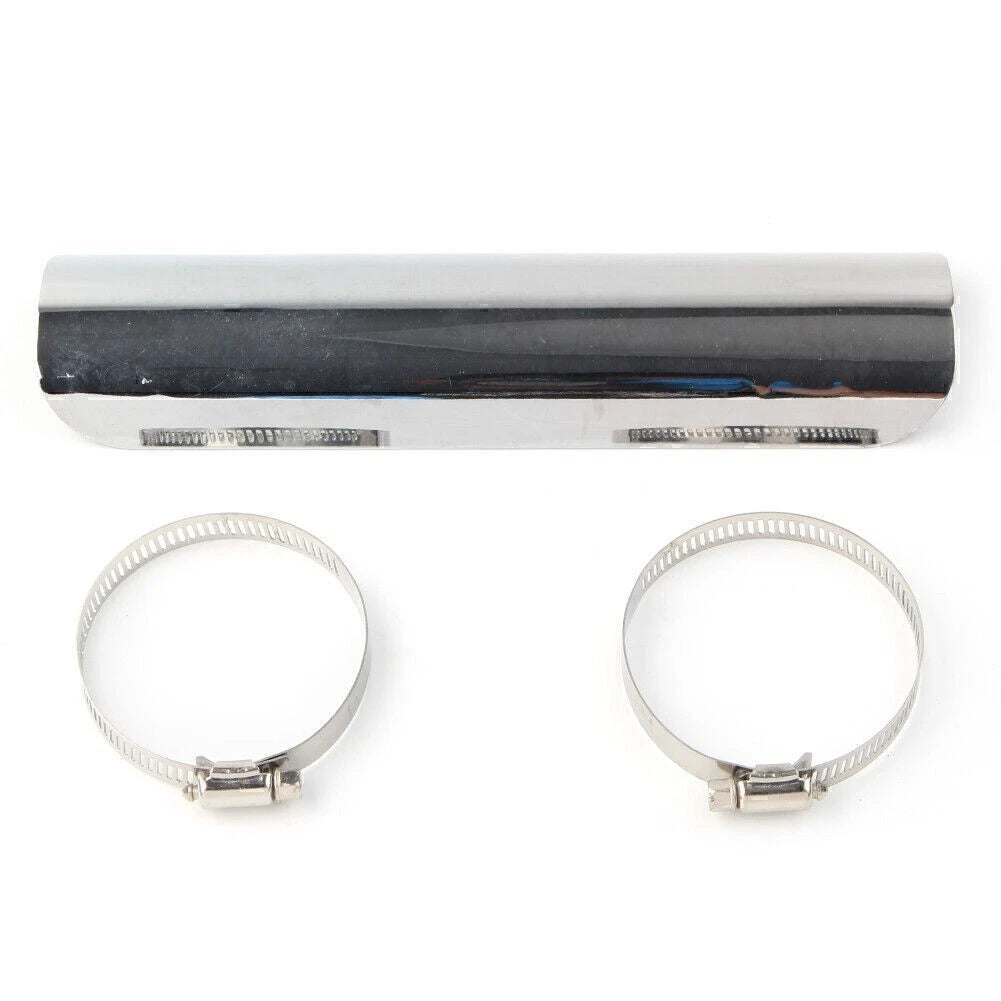 Exhaust Muffler Pipe Heat Shield Cover for Harley Motorcycle (Chrome)