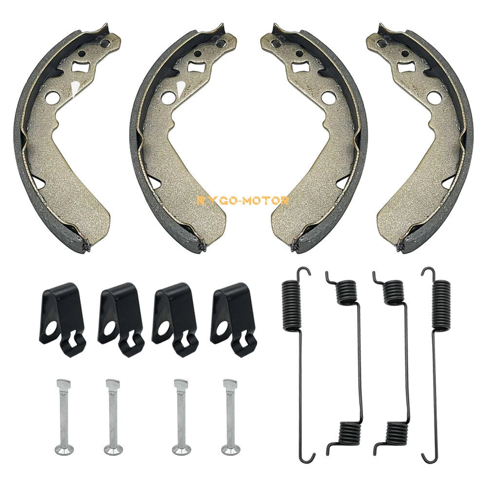 Front & Rear Brake Wheel Cylinders w/Shoes for Kawasaki KAF300 Mule (1993–2006)