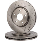 Front Brake Disc Rotors Vented for Volkswagen Routan, Dodge Journey (2012–2013)
