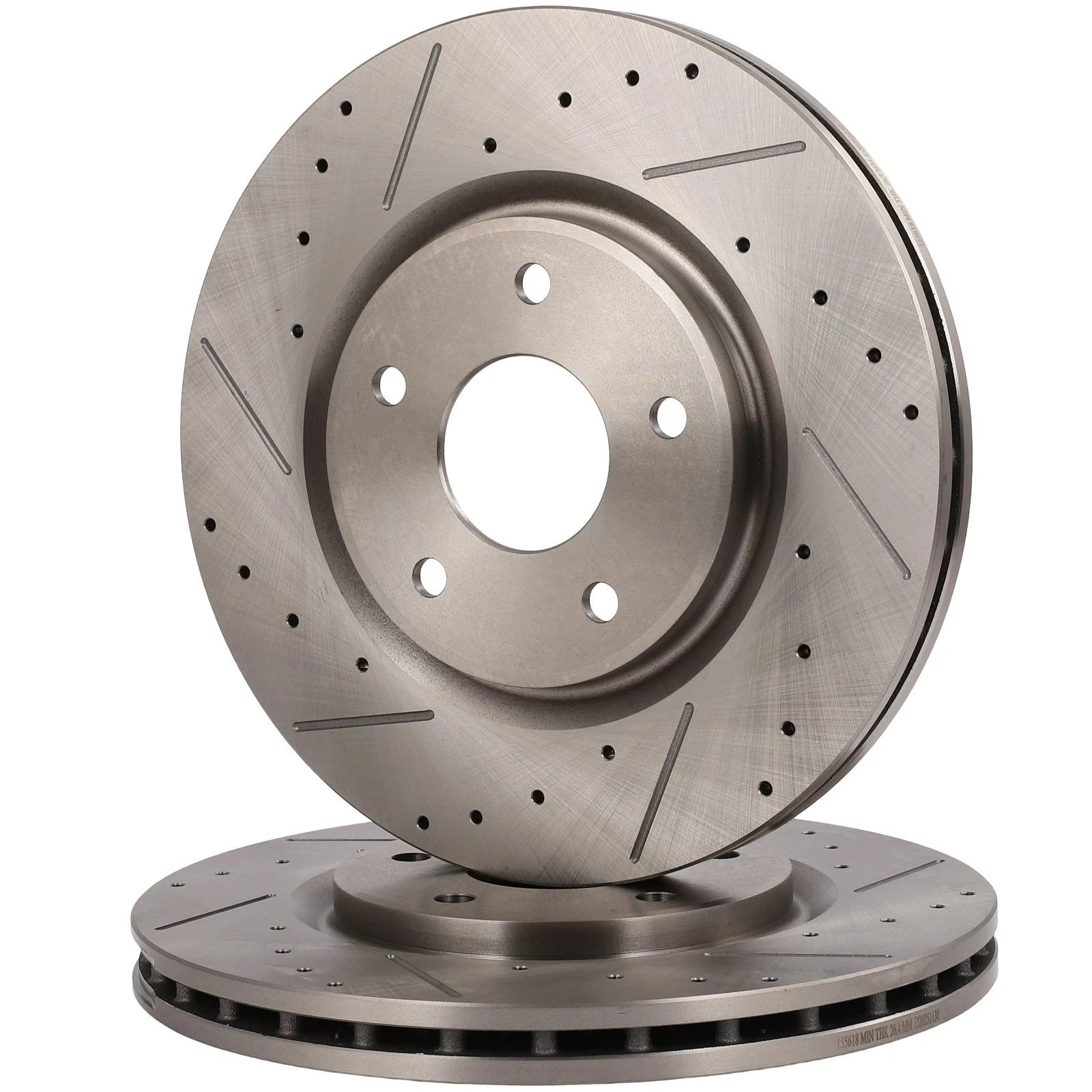 Front Brake Disc Rotors Vented for Volkswagen Routan, Dodge Journey (2012–2013)