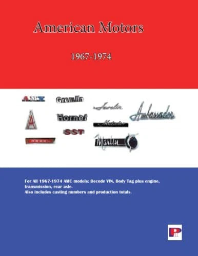 AMC Decoder Guide for AMC Classic Models (1967-1974)
