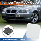 Tow Hook Cover for BMW 525i 530i 550i (2001–2007) No. 51117111787 White