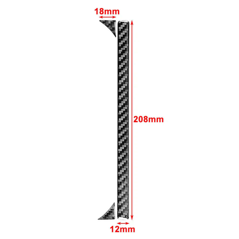 RHD Carbon Fiber Cup Holder Panel Trim for Toyota Tundra (2014-2021)