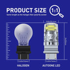 Set of 2 LED Reverse Backup Light Bulbs for Automotive (3156/3157/3057)