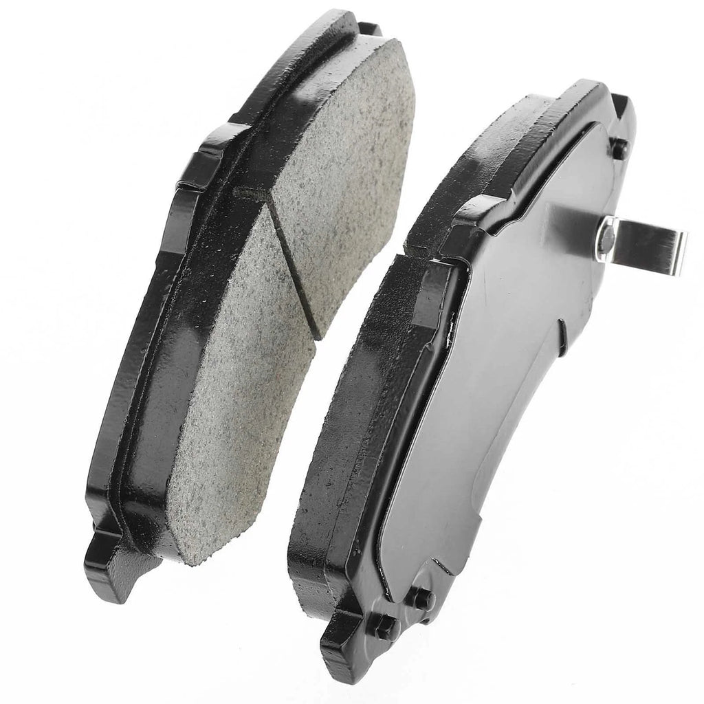 Set of 4 Front Ceramic Brake Pads for Jeep Wrangler (2007–2018)
