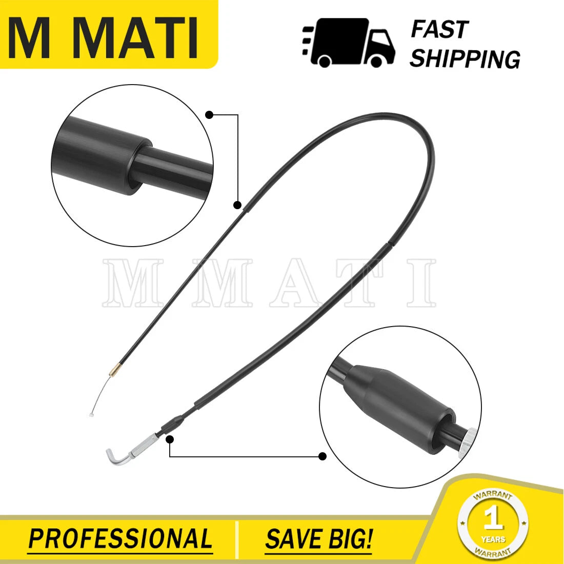 Starter Cable for Yamaha Big Bear 400 2x4 YFM400 (2002–2004) 5FU-26331-10-00