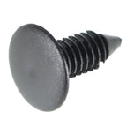 Set of 100 Black Plastic Rivets for Auto Bumper Fender (Compatible)