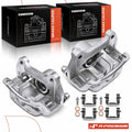 Front Brake Caliper Pair with Bracket for Chevrolet Equinox Malibu Impala 