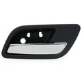 Black and Chrome Interior Rear Right Door Handle for Chevy GMC