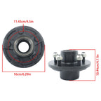 Set of 4 Trailer Hub Kits for 5 on 5.45" Spindle