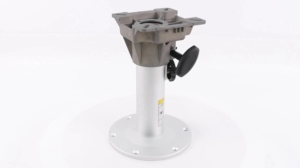 Adjustable Height Boat Seat Mount for Boats (13-19 Inches)