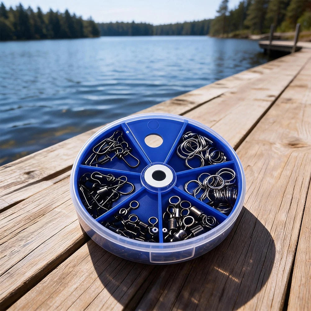 Turnover Pin Fishing Connector for - Stainless Steel, 360° Rotation