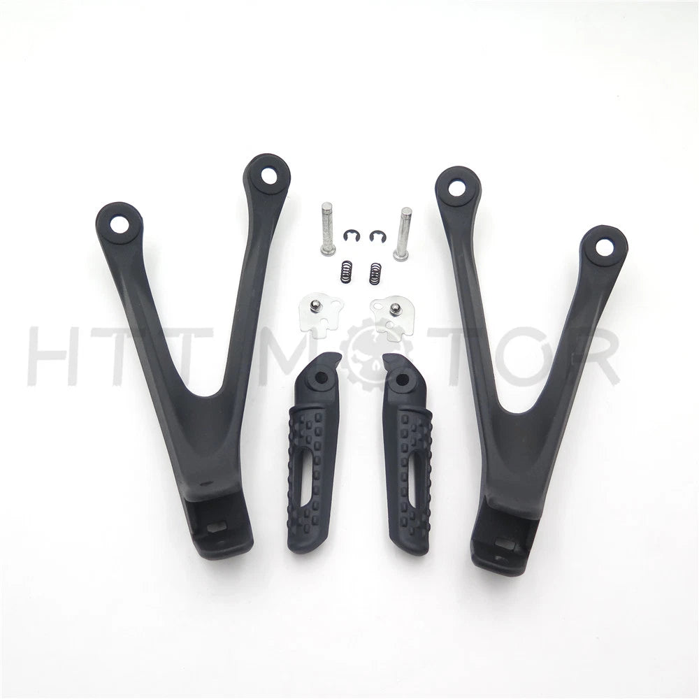 Black Rear Passenger Footrest Peg Bracket for Honda CBR1000RR (2008–2014)