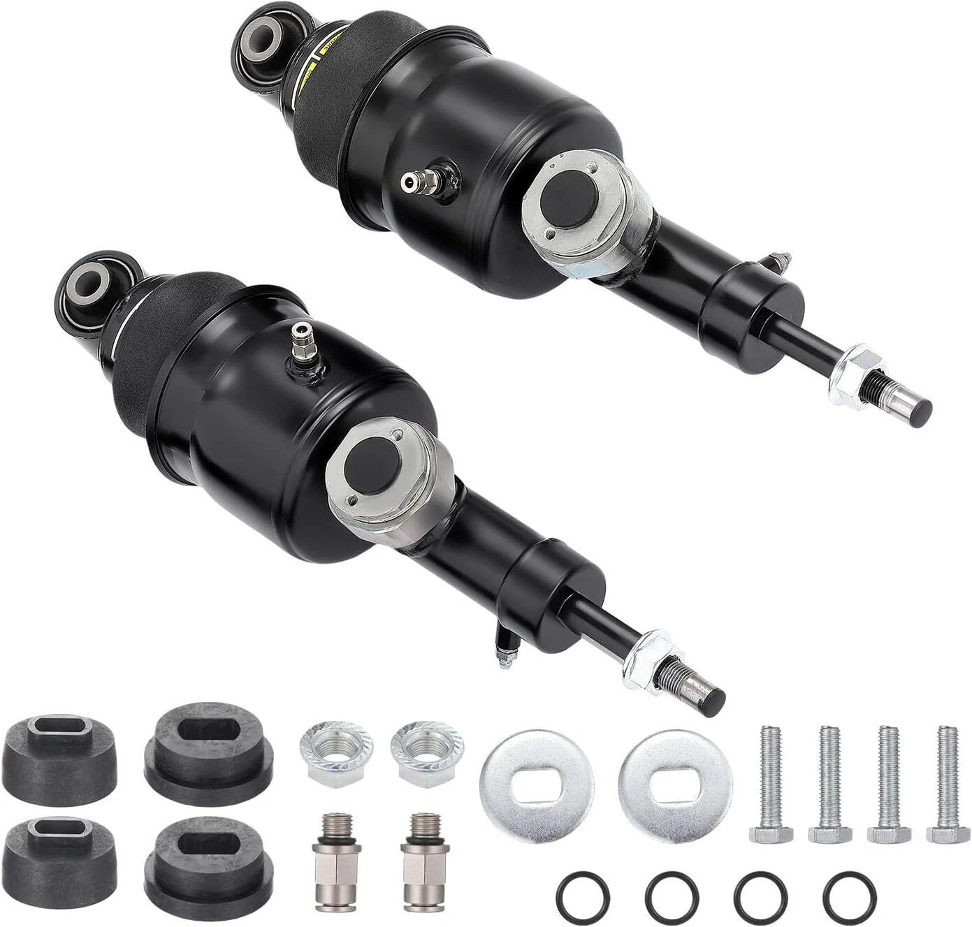 Pair Rear Hydraulic Air Suspension Shock Struts for Infiniti QX56 QX80 (2011–2021)