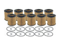 Set of 10 Engine Oil Filters for Ford Escape, Mazda 3, Mercury Milan