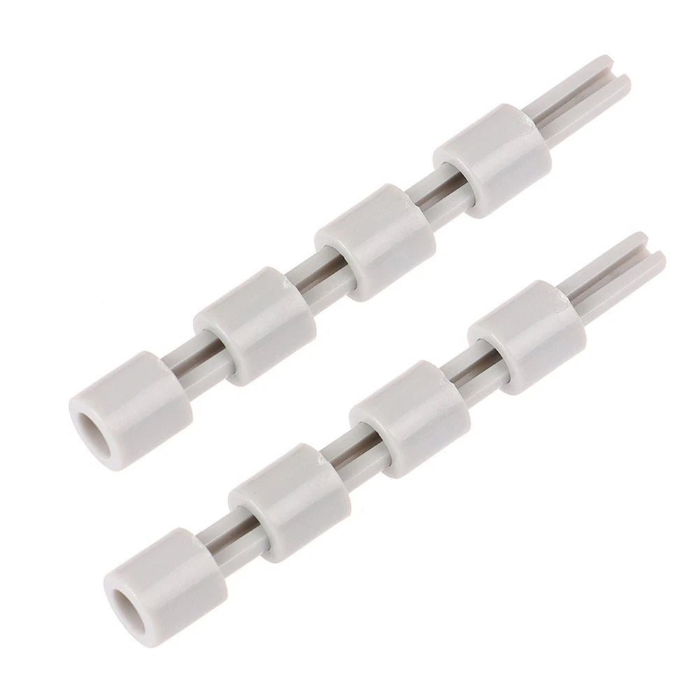 8X Mixer Potentiometer Extension Knobs Grey Plastic