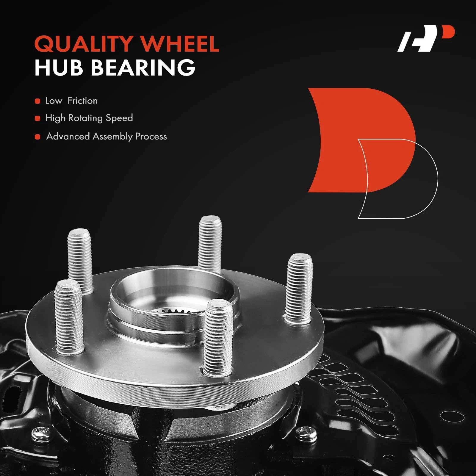 Front Right Steering Knuckle and Hub Bearing for Toyota Sienna (2011–2017)