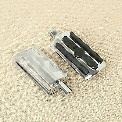 Chrome Passenger Footpeg Pegs Bracket Mount for Harley Touring (1993-2025)